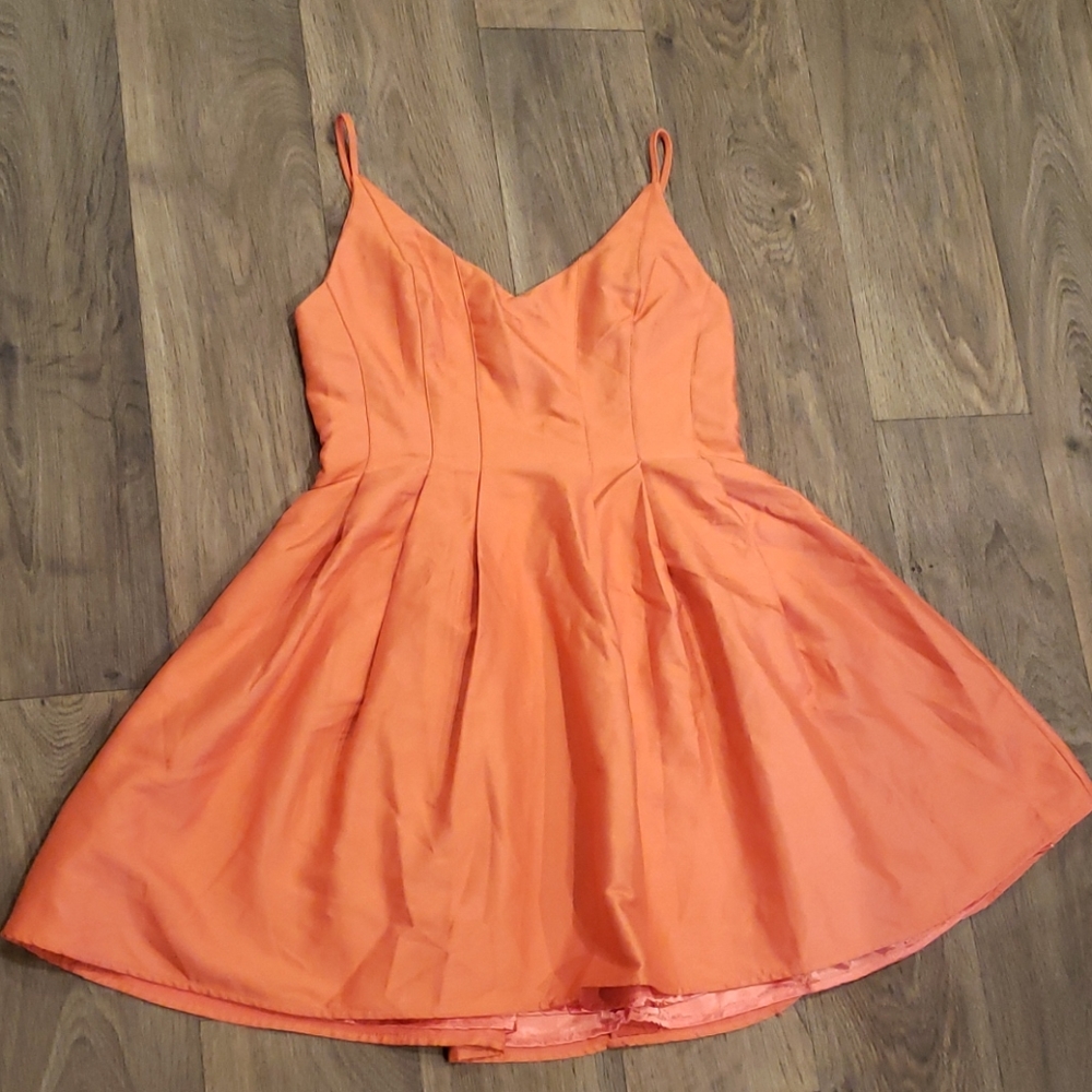 FASHION NOVA Coral Princess Dress
